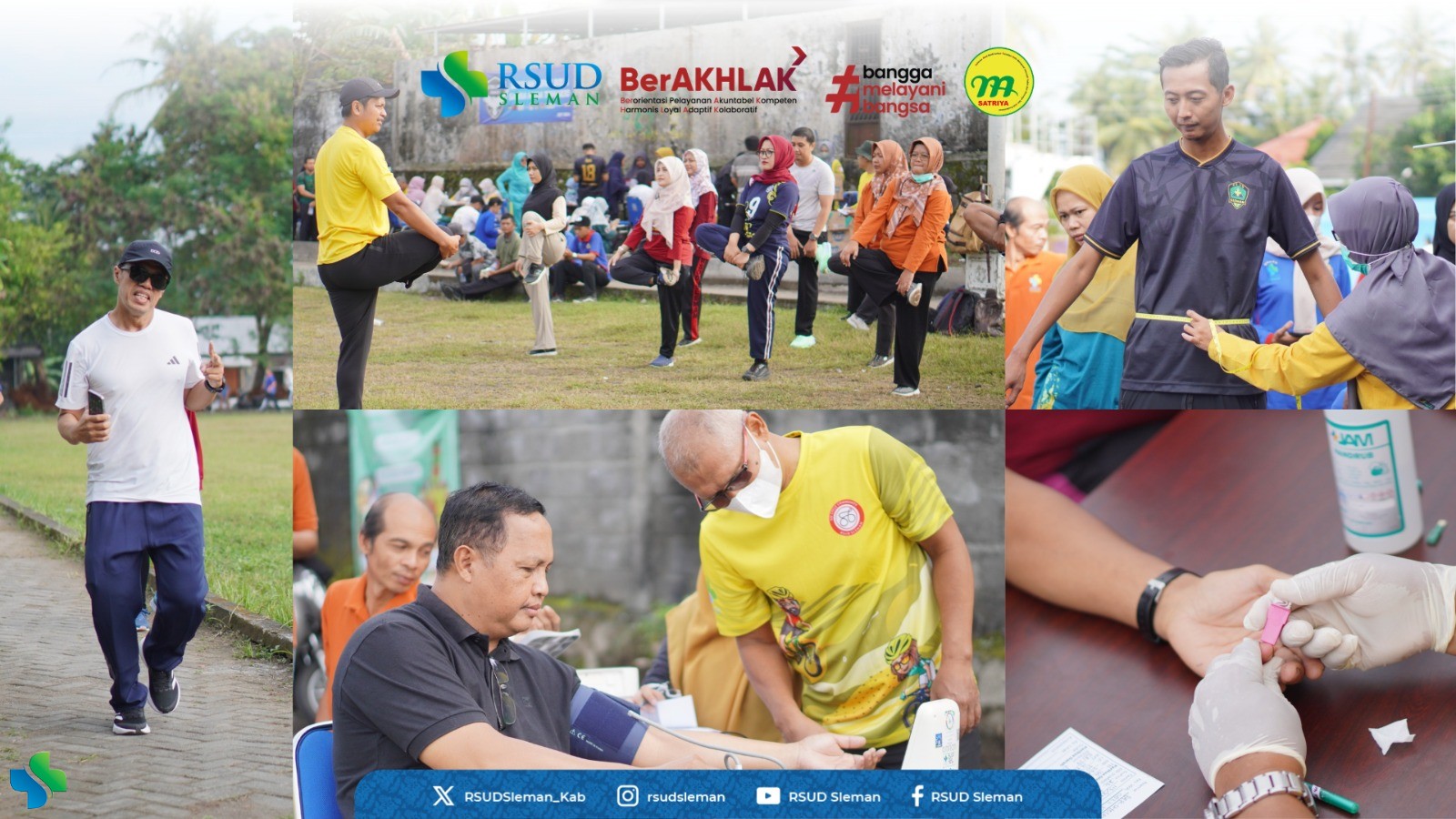 Cek Kesehatan Pegawai, RSUD Sleman Adakan Posbindu